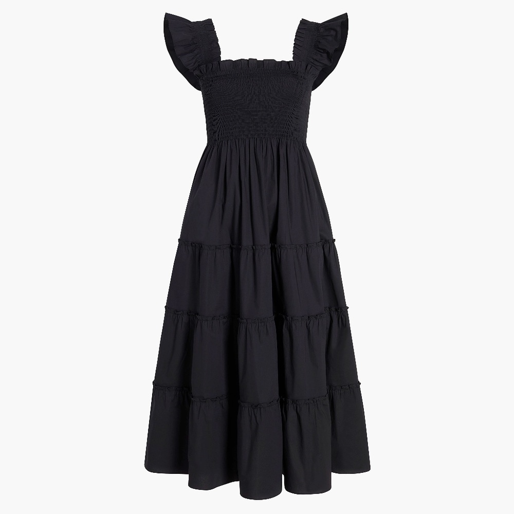 Hill House Home The Ellie Nap Dress - Black Poplin Size MBlack Poplin / M